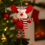 Anúncio Enfeite De Natal Papai Noel Pendente Feltro Decoração de Árvore