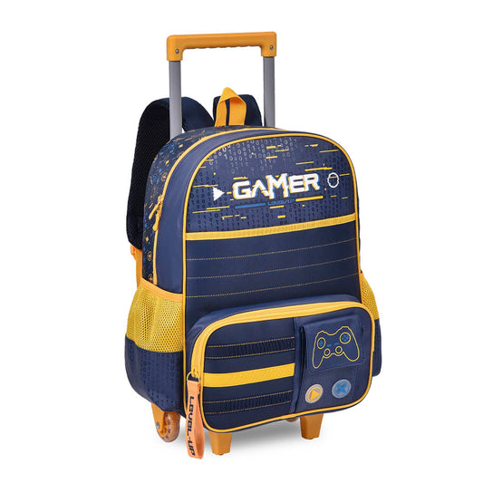 Mochila Infantil de Rodinha Game Start Original Clio