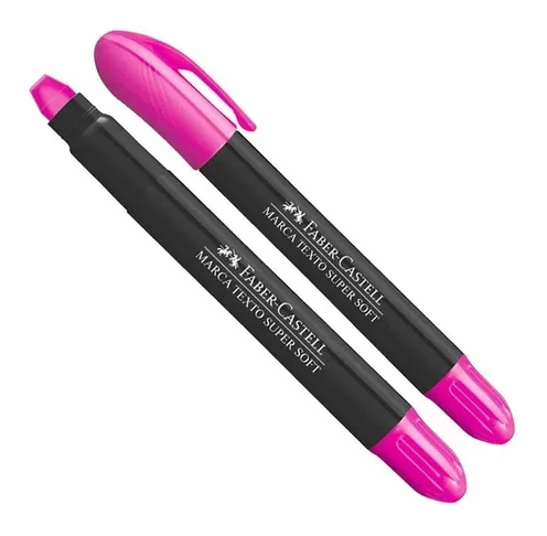 Marca Texto Gel Rosa - Faber Castell