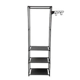 Estante Rack Organizador Com Cabideiro e Prateleiras