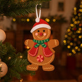 Enfeite De Natal Pendente Biscoito De Gengibre 14cm Decoração Árvore
