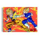 Caderno De Desenho E Cartografia Dragon Ball 60F Sd