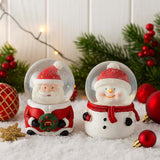 Enfeite Natalino Globo de Neve 7cm