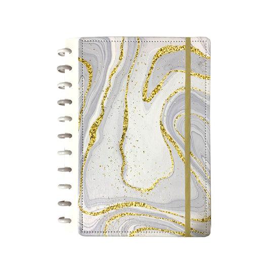 Caderno Disco Mármore Grande