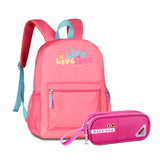 Kit Mochila Escolar + Estojo Duplo Live Free Yourself Clio