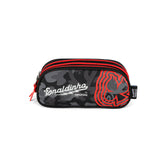 Estojo Triplo Escolar Enaldinho Youtuber Original Luxcel