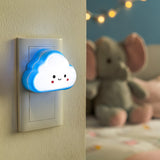 Luz Noturna Infantil Mini Abajur De Tomada Bivolt Astronauta/Nuvem