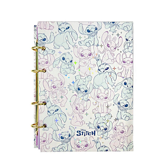 Fichário Colegial Cartonado Disney Stitch Foroni