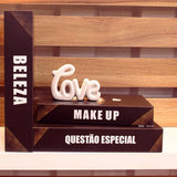 Enfeite Cerâmica Love 15cm