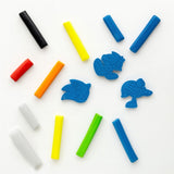 Massinha De Modelar Sonic 3 Moldes e 8 Cores Leo&Leo