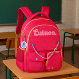 Mochila Escolar Luluca 3B Miçanga Original Clio